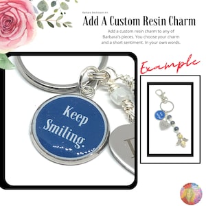 Custom Resin Charm, Name Charm, Sentiment Charm, Personalized Charm, Personalized Cabochon, Custom Cabochon