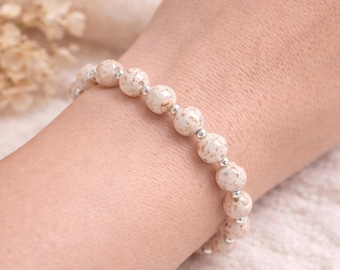Bracelet fabriqué avec VOS pétales de fleurs séchées, fleurs commémoratives du cercueil funéraire, fleurs pour bouquet de mariée, bijoux commémoratifs