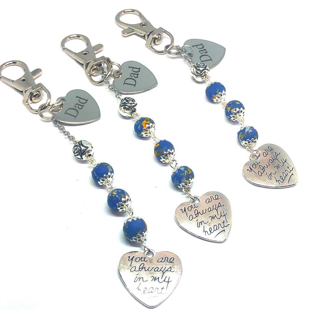 Flower Petal Memorial Key Chain in Memory of Your Loved One. Etsy