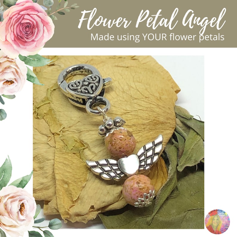 Funeral Memorial Keepsakes or Flower Petal Keepsakes Angel Etsy