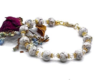Gold Flower Petal Bracelet Made Using YOUR Dried Flower Petals, Memorial Flowers, Wedding Bride Bouquet Flowers, Memorial Jewelry