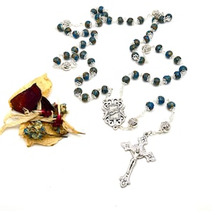 Rosary made using your wedding flowers, funeral flowers, , memorial flowers, baby&#39;s birth or special occasion flowers.