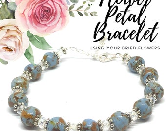 Bracelets made out of funeral best sale flowers