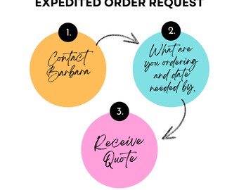 Expedited Jewelry Order | Rush Bracelet, Pendant or Memorial Jewelry | Priority Production Upgrade | Flower Preservation Jewelry