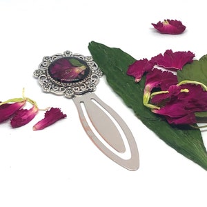 Bookmark Made Using YOUR Dried Flower Petals, Funeral Casket Memorial Flowers, Wedding Bride Bouquet Flowers, Memorial Jewelry