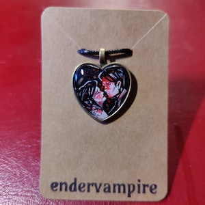 My Chemical Romance Hand-Painted Pendant: Three Cheers For Sweet Revenge Necklace