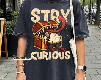 Frieren Elf Anime Treasure Shirt, Stay Curious Graphic Tee