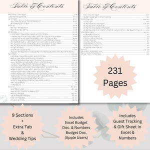 Ultimate Wedding Planner Binder Template, 231 Pages Wedding Organizer, Printable Wedding Planner, DIY Wedding Binder, Instant Download