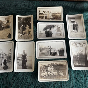 Vintage photographs from 1938 - set of 10