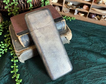 Vintage silver plated cigar case