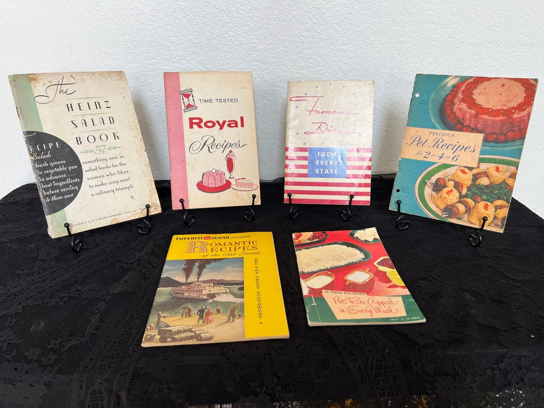 6 - 1950s/60s Vintage Recipe Books, Cookbooks - Etsy