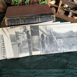 Set of 7 WWI French post cards