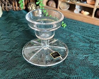 Oneida crystal candle holder