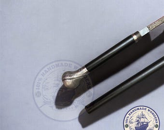 Handcrafted Fantasy Display Blade Replica | Decorative Metal Prop with Sheath | Non-Functional Collectible Décor