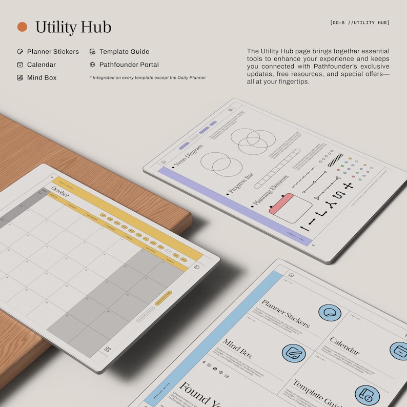 Productivity Bundle for reMarkable Paper Pro | 6-in-1 Digital Planner System with Daily Planner, Daily Journal, Digital Brain, and More bild 10
