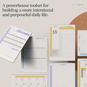Productivity Bundle for reMarkable Paper Pro | 6-in-1 Digital Planner System with Daily Planner, Daily Journal, Digital Brain, and More bild 2
