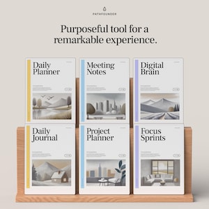 Productivity Bundle for reMarkable Paper Pro | 6-in-1 Digital Planner System with Daily Planner, Daily Journal, Digital Brain, and More bild 12