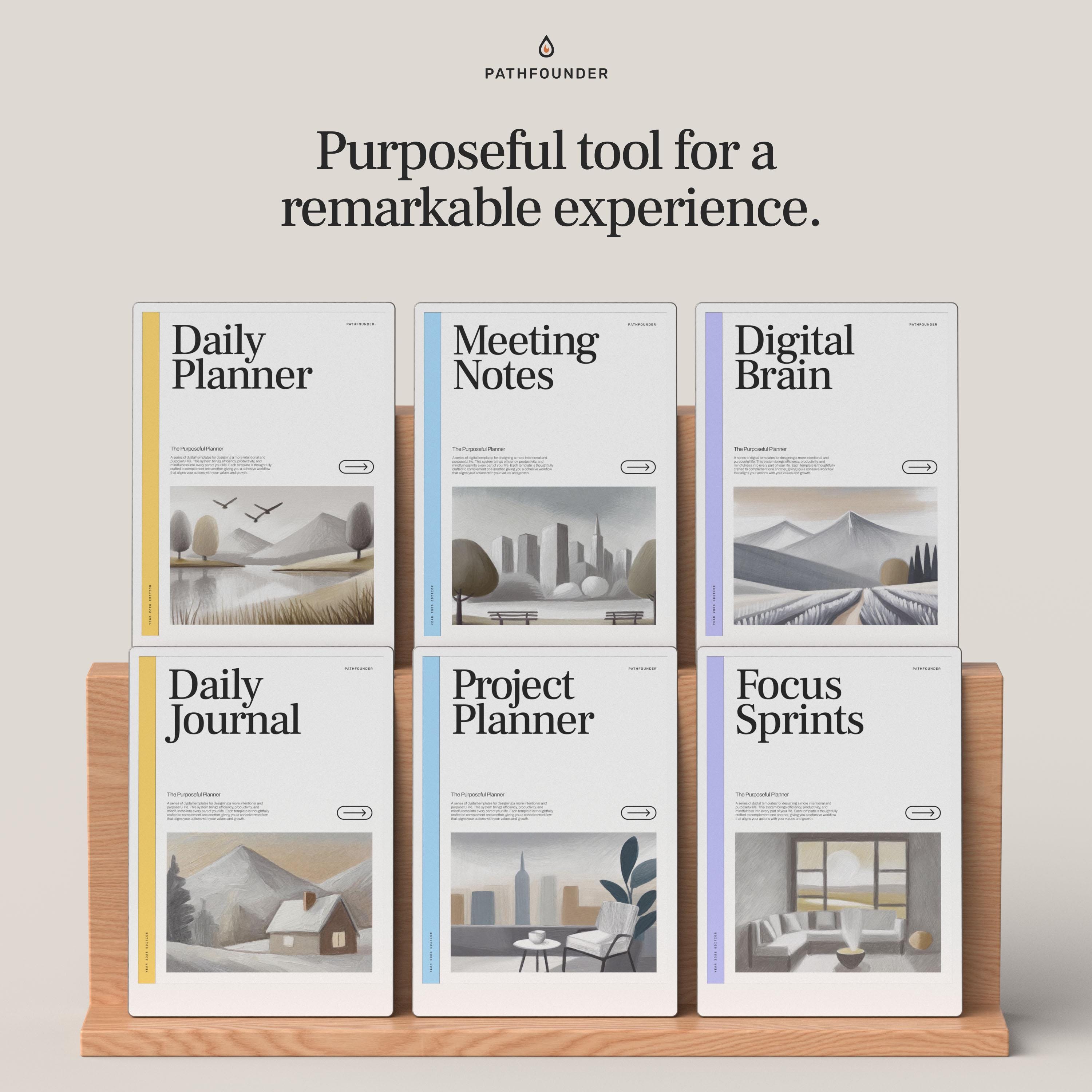 Productivity Bundle for Remarkable Paper Pro | 6-in-1 Digital Planner ...