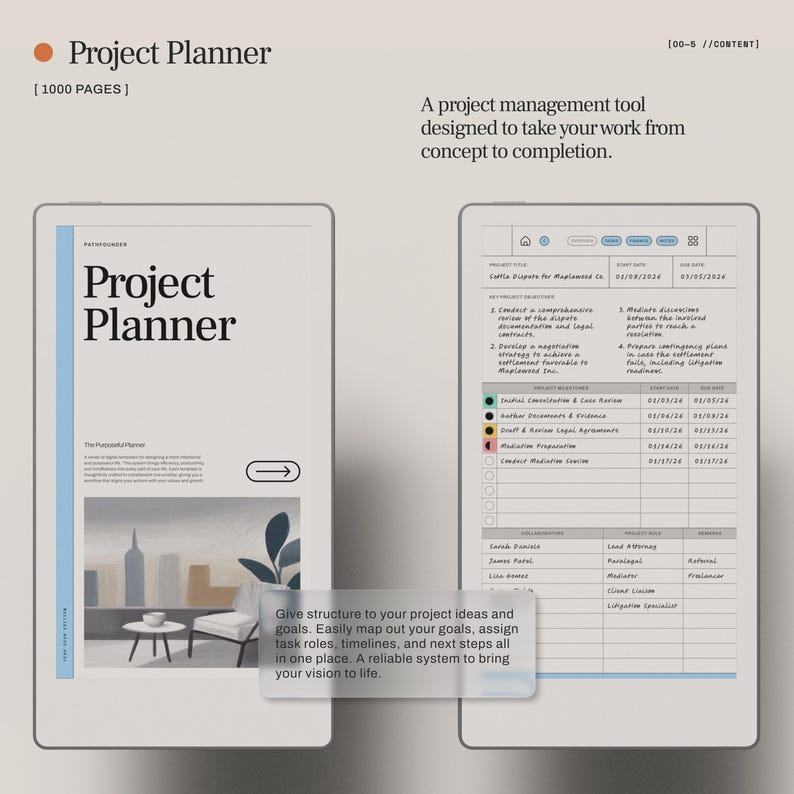 Productivity Bundle for Remarkable Paper Pro Move | 6-in-1 Digital ...