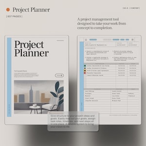 Productivity Bundle for reMarkable Paper Pro | 6-in-1 Digital Planner System with Daily Planner, Daily Journal, Digital Brain, and More bild 6