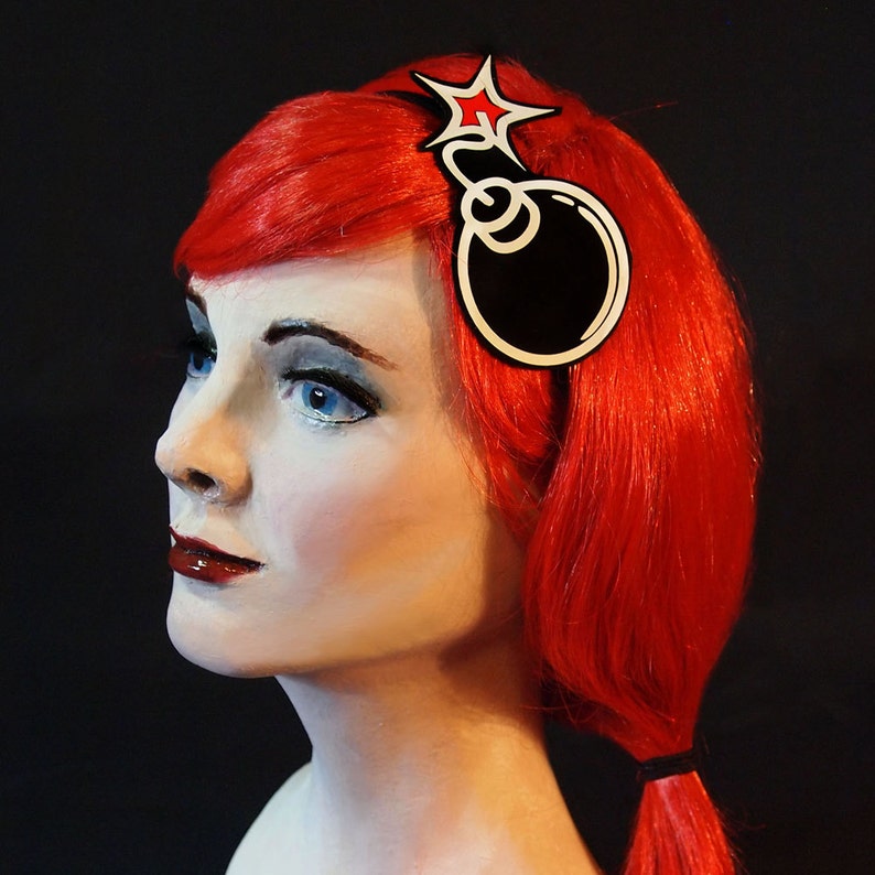 Boom Headband Bomb Graphic Fascinator Etsy