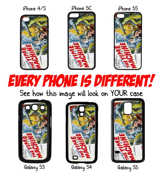 The Time Machine Vintage Movie Poster Cell Phone Case For Etsy
