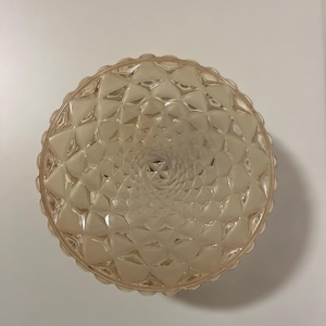 Vintage Amber Glass Flush Mount Light: Mid-Century Modern Sconce