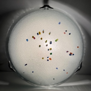 Murano Glass Ceiling Lamp: Mid-Century Italian Flush Mount Light