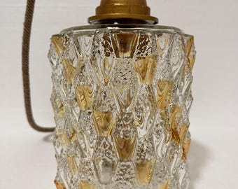 1 of 7 Vintage pendant lamps from 1960s, made in Yugoslavia.