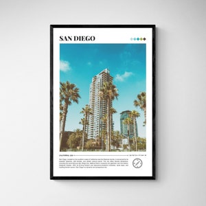 San Diego Print, San Diego Poster, San Diego Photo, San Diego Wall Art, San Diego Wall Decor, California, United States, Real Photo