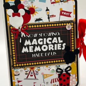 Disney Inspired Book Box Gift Set Handmade Memory Box Note Cards Bookmark Post It Note Gift Disney Theme Keepsake Box