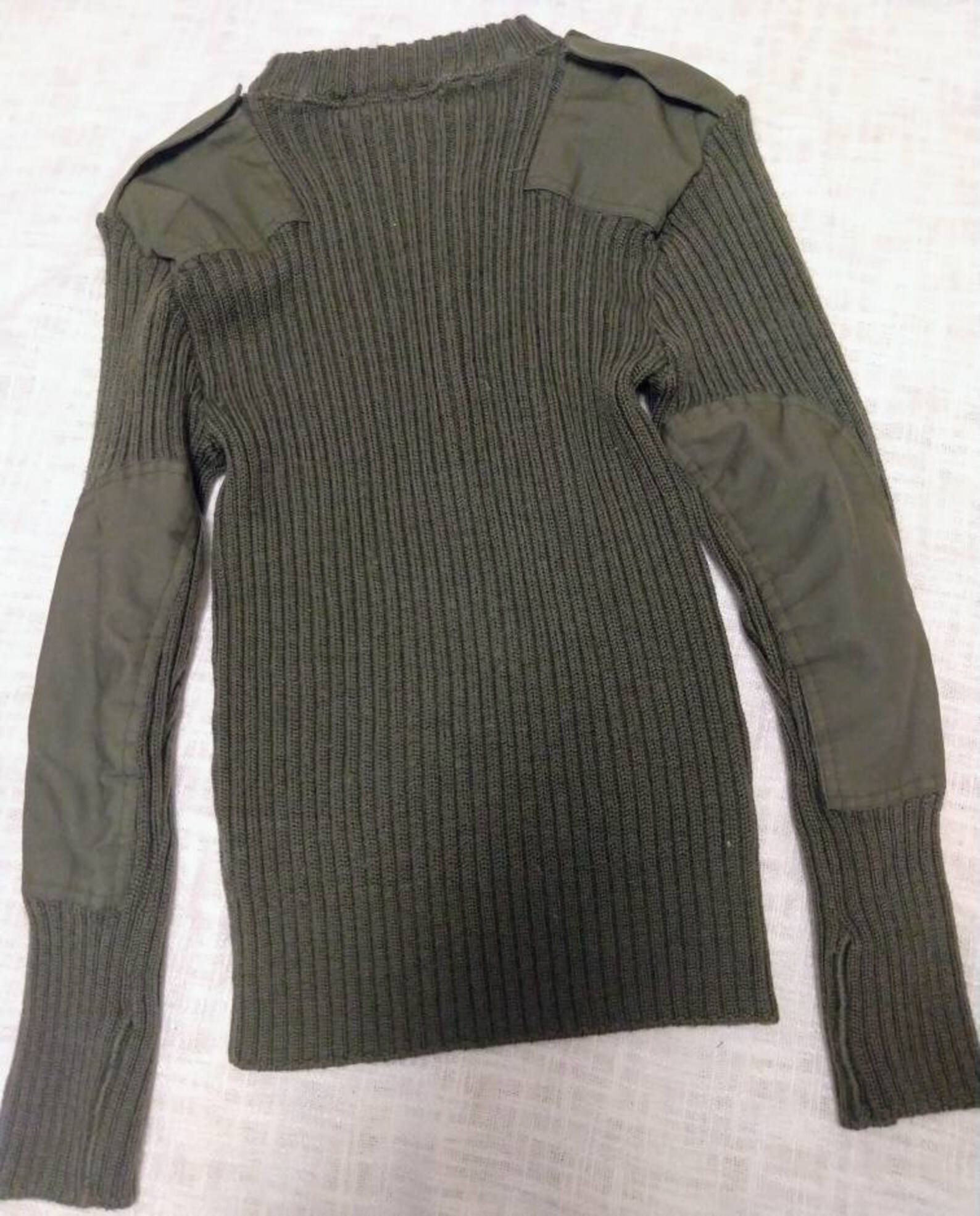 Vintage genuine USMC wool sweater with epaulets and elbow | Etsy