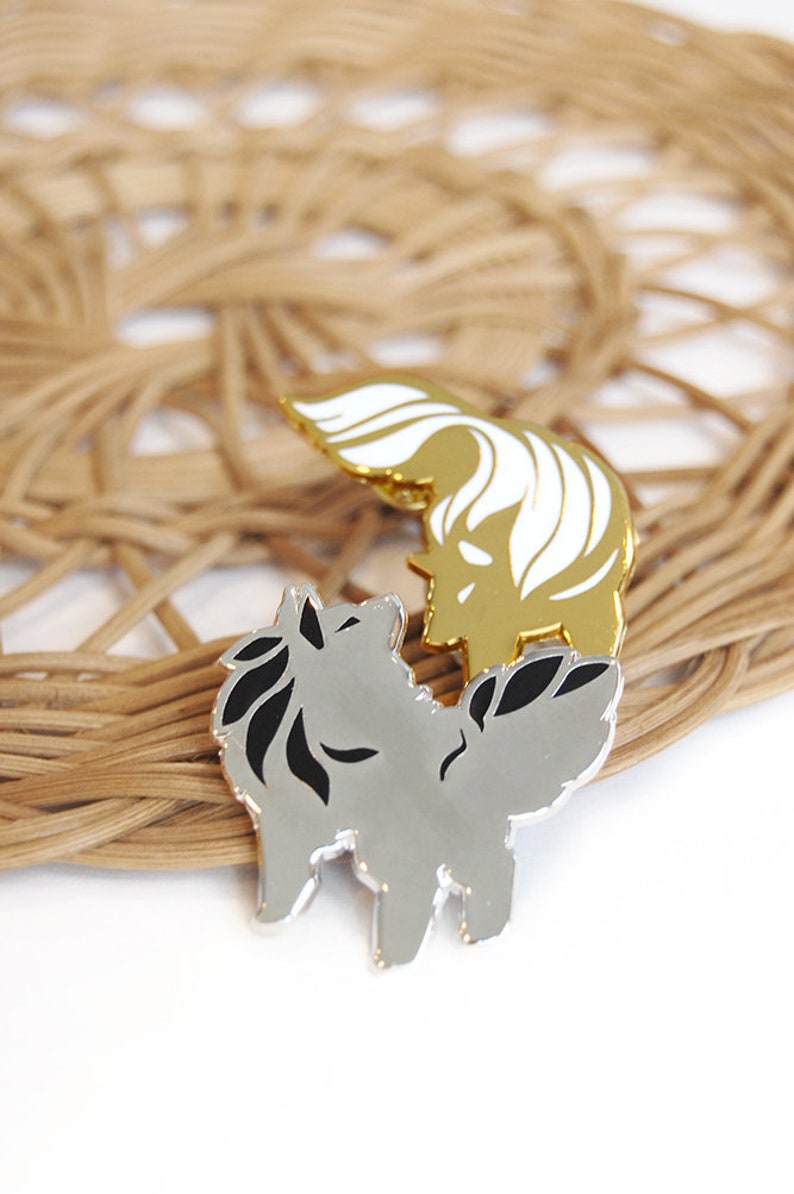 Wolf Enamel Pin Set Gray Wolf Enamel Pin | Etsy