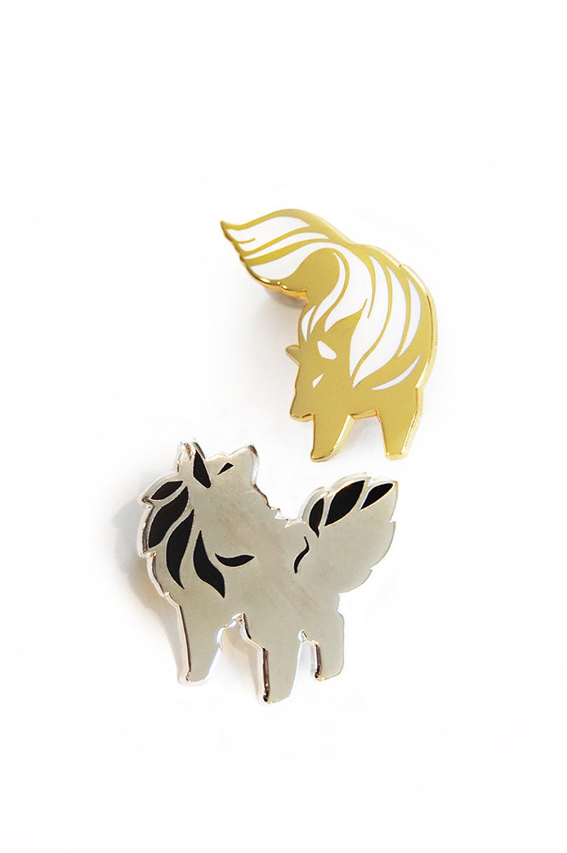 Wolf Enamel Pin Set Gray Wolf Enamel Pin | Etsy
