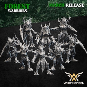 Spirit of the Woods White Angel Minatures Wood Elf Dryads