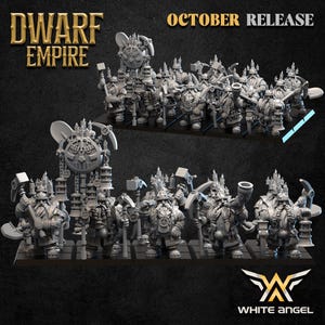 Dwarf Miners White Angel Miniatures