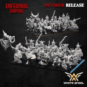 Chaos Dwarf Hobgoblin Cutthroats White Angel Miniatures Infernal Goblins