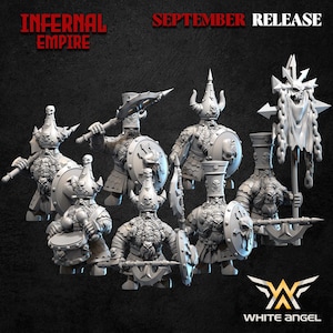 Chaos Dwarf Infernal Guard White Angel Miniatures Infernal Guard