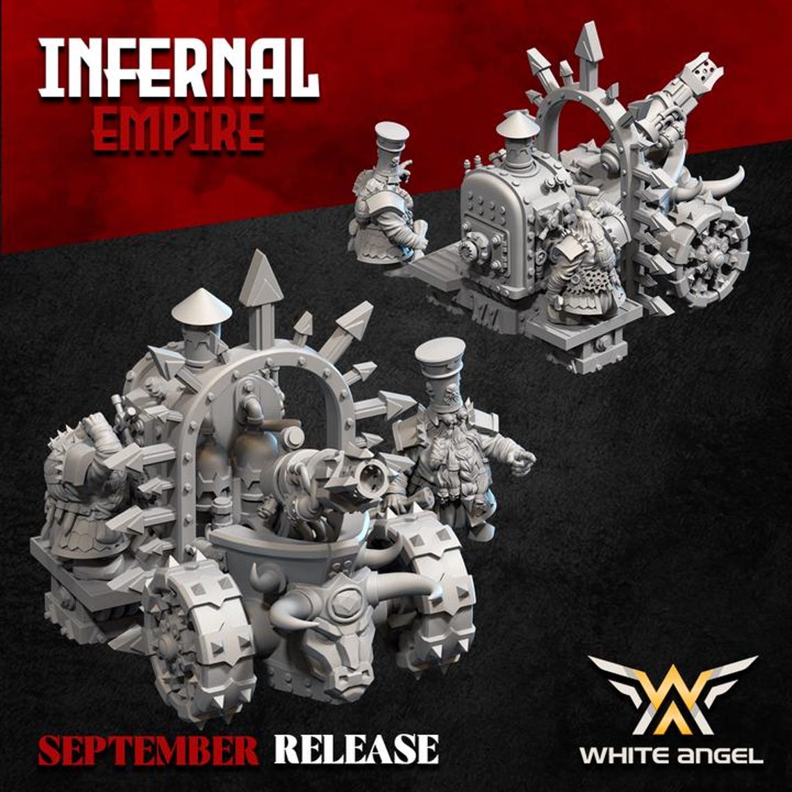 Infernal Deluxe White Angel Miniatures - Etsy