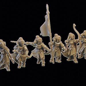 Wood Elf Archers Glade Guard Ilhadiel X8