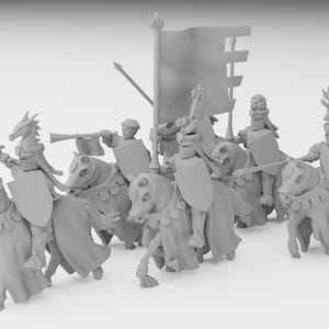 Bretonnian Knights of the Realm or Errants x6 Ilhadiel