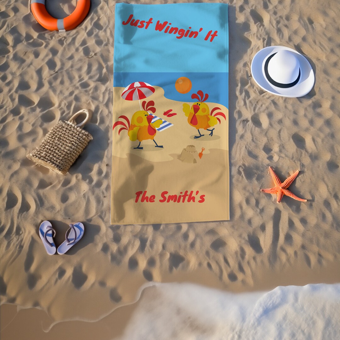 Chickens_Awd35181  Circular Beach Towel Shawl 59