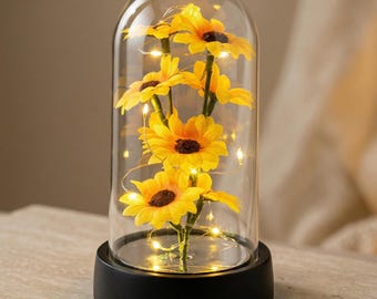Eternal Sunflower Gift Graduation Mothers Day Valentines Birthday Decor