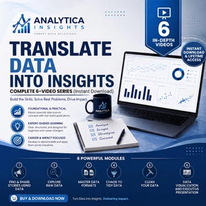 Data Analysis & Storytelling Video Course | Executive Insights Framework (Instant Download)