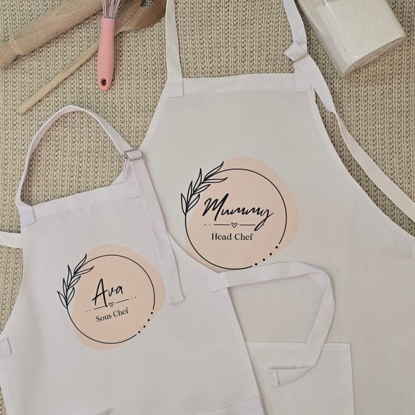 Personalised Apron - Mummy & Mini