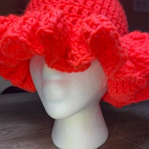 Crochet Ruffle hat