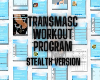 At home/gym - Transmasc workout program (4 weeks full body) - FTM fitness bundle