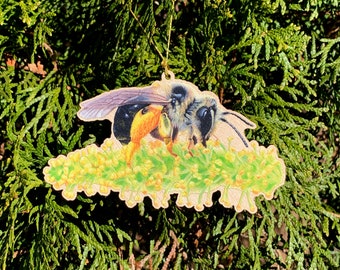 Andrena Native Mining Bee Ornament