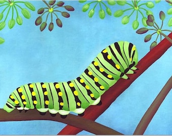 Swallowtail Caterpillar 8x10 Print