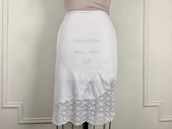 1960s creamy white & lace half slip Aristocraft b… - image 6